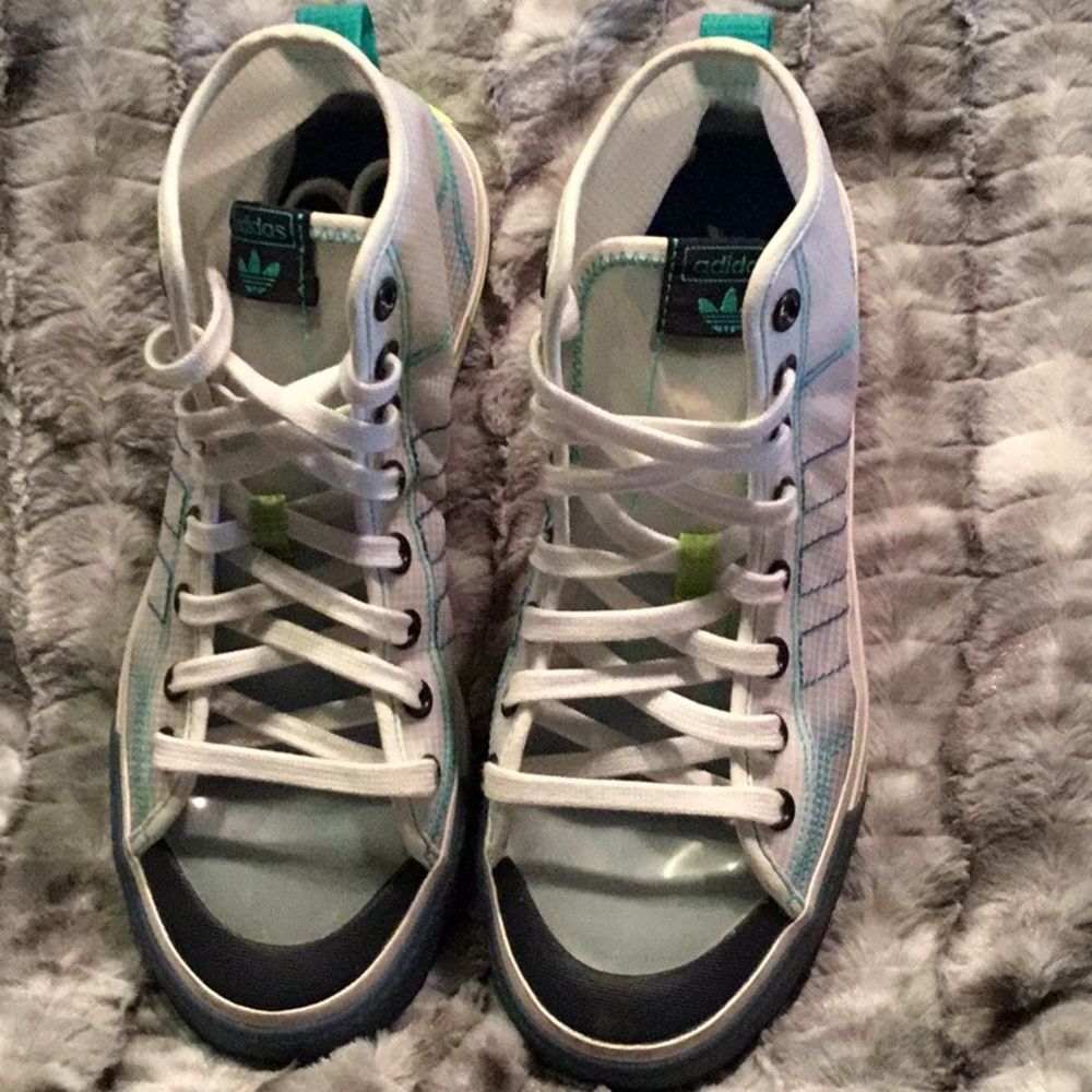 Mens Adidas Nizza Hi top Sneakers